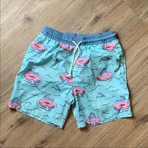 Men’s Sharks and Donuts Swim Trunks